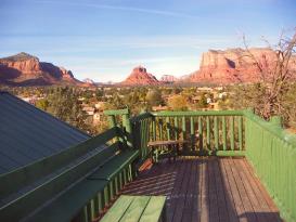 The Sedona Dream Maker Bed and Breakfast: Sky Deck View