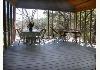 Goose Creek Bed and Breakfast: Large Screened Porch Overlooking Creek