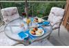 Spring Beach House: Breakfast on the deck