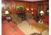 Stunning Central NY 1815 Colonial: Den w/ fireplace,brass accents, org. wood paneling