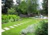 Stunning Central NY 1815 Colonial: Flagstone path leading to Pool Area