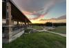 Wild Currant Farm: Sunset on back deck