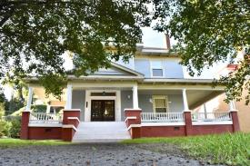 Blue House on the Hill: Front of house