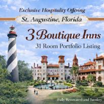 3 Renovated Historic Boutique Inns (31 rooms): 3 Boutique Inns