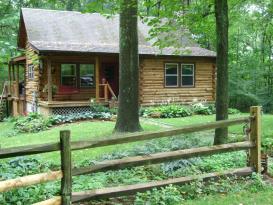 The Wooded Garden: Owner's Log Home