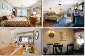 Victorian Country Inn and Hotel: Guest rooms and lounge.