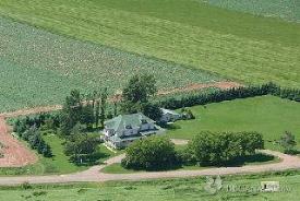 Art Gallery B&B: Aerial View of property