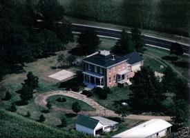 Victorian At The Woods: Aerial view