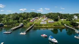 Harborside Cottages: View from harbor
