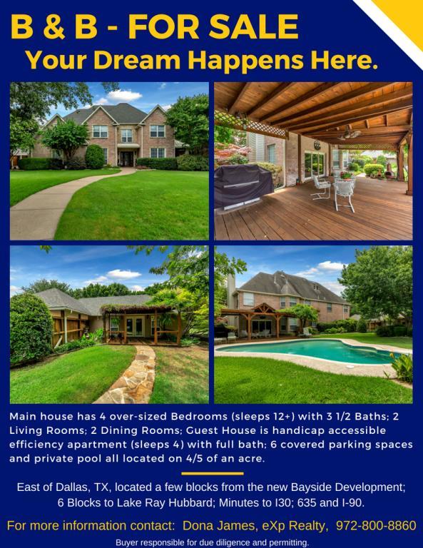 Suzanne by Lake Ray Hubbard Rowlett, TX Inn for Sale