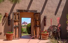 Adobe Hacienda: The Courtyard Entrance