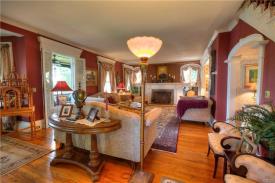 Maple Hill Manor: 18 X 37 livingroom with full wall fireplace