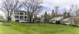 By the Side of the Road : Manor House and 3 Cottages
