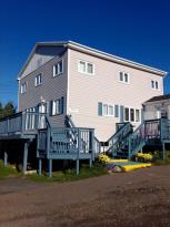 Fair Haven Retreat: View of house from parking lot.