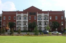 James Madison Inn: Front Exterior with Sign