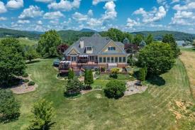 320 Whistle Creek Dr: Perched on 35 acres w/ 360 views of the Blue Ridge