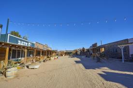 Functioning Western Town with Short-Term Rentals: Look down Main Street
