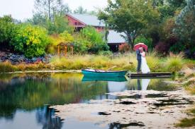 Inn & Event Venue in California Gold Country: Pond-side Ceremonies in the Garden