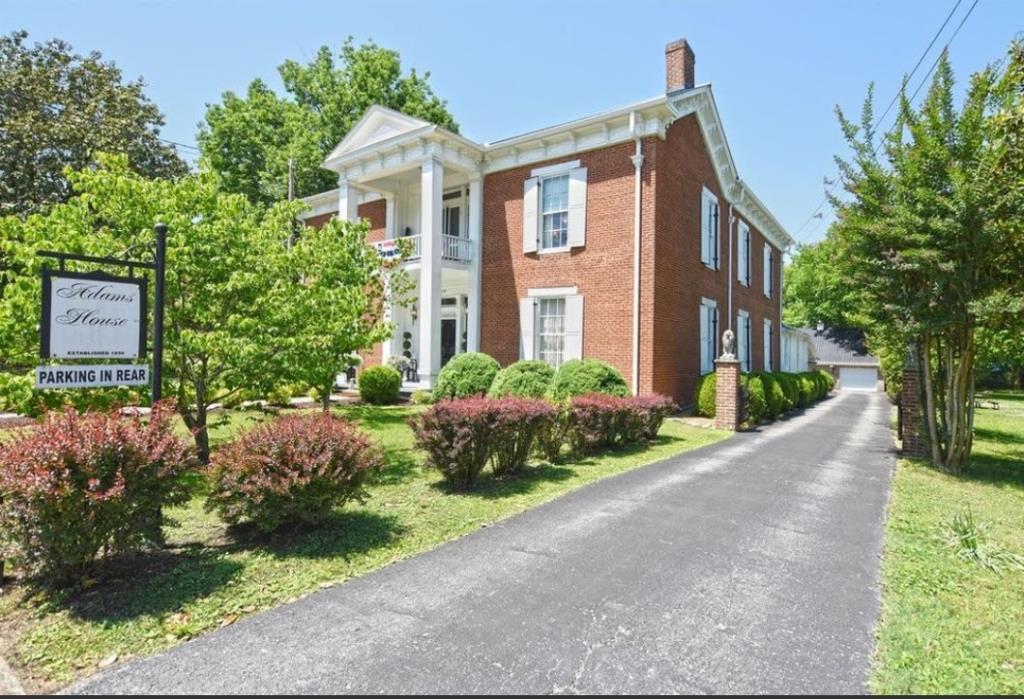 Adams House Woodbury, TN Inn for Sale