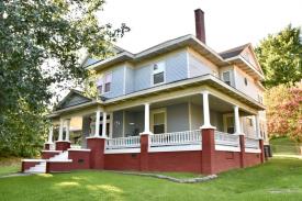The Blue House on the Hill: Front of House