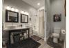 St Francis Cottage LLC: Hydrangea Room Ensuite Bath