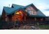 Caribou Cabins: Main house on property