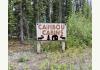 Caribou Cabins: Business sign