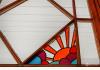 Slater Heritage House: Stained glass