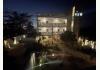Botique Beach Hotel in Mexico: courtyard in the evening