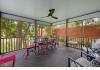 Benjamin Ellis House Bed and Breakfast: Owners' Cottage Screened Porch