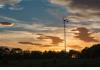 Maple Hill Farm Inn and Conference Center: Wind Turbine at Sunset