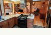 Turn of River Lodge: owner's quarters with an open-concept living area