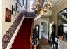 Hughson Hall Bed and Breakfast Weddings & Events: Front entrance grand staircase