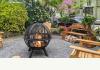 Cornerstone Bed and Breakfast: Fire pit outside Cornerstone B&B