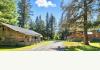 Bear Paw Lodge: The main lodge and log duplex