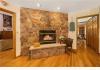 The Roselea Bed & Breakfast: Kitchen Fireplace
