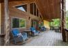 Southern Illinois Eco-Lodge for Sale: Deck and Entrance to Makanda Inn