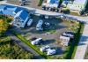 Homer Alaska Beachfront Inn for Sale: Aerial Image of Inn and RV Park for Sale