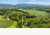River Bluff Farm Bed & Breakfast: aerial view with river