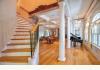 Stowe Vermont's Maple House Manor: Gran Hall (view from spiral stairs)