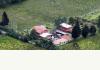 Pululahua Ecolodge for Sale – $325,000: Aerial view of the lodge on 7.4 acres