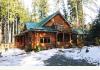Custom Log Home B & B: a sunlit spot amongst nature