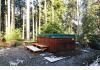 Custom Log Home B & B: Private hot tub