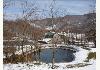 Golden Anchor Luxury Log Cabins and Restaurant: Pond on the property