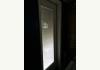 Gatlinburg Bed and Breakfast/Overnight Rental: porch door with blinds in glass