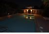 Farview Bed and Breakfast: Poolhouse night
