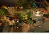 Pilgrim House Inn: Water Garden At Night