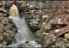Ghost Creek Falls and The Natural Bridge: Falls after a heavy rain