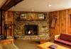 Snowy Owl Inn: Common Area Fireplace