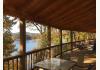 Parsons shores lodge: Upper covered deck w view of Norris lake